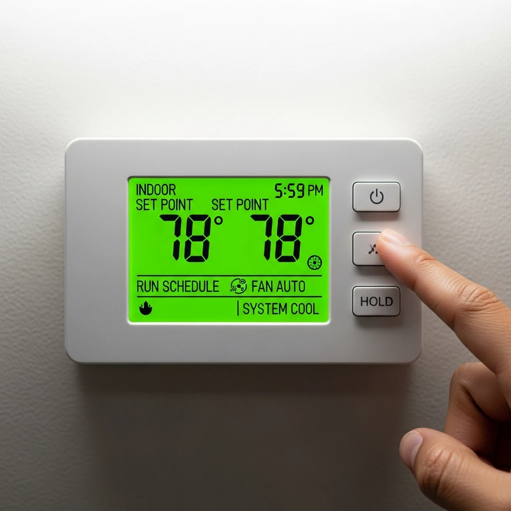 thermostat displays Cool On but the AC isn’t running