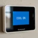 honeywell thermostat cool on blinking