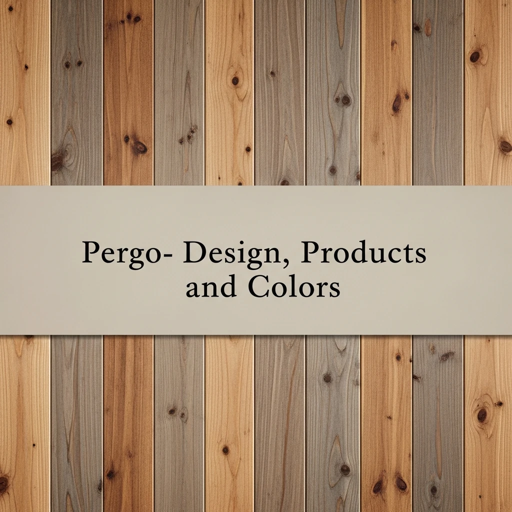 Pergo- Design, Products, and Colors