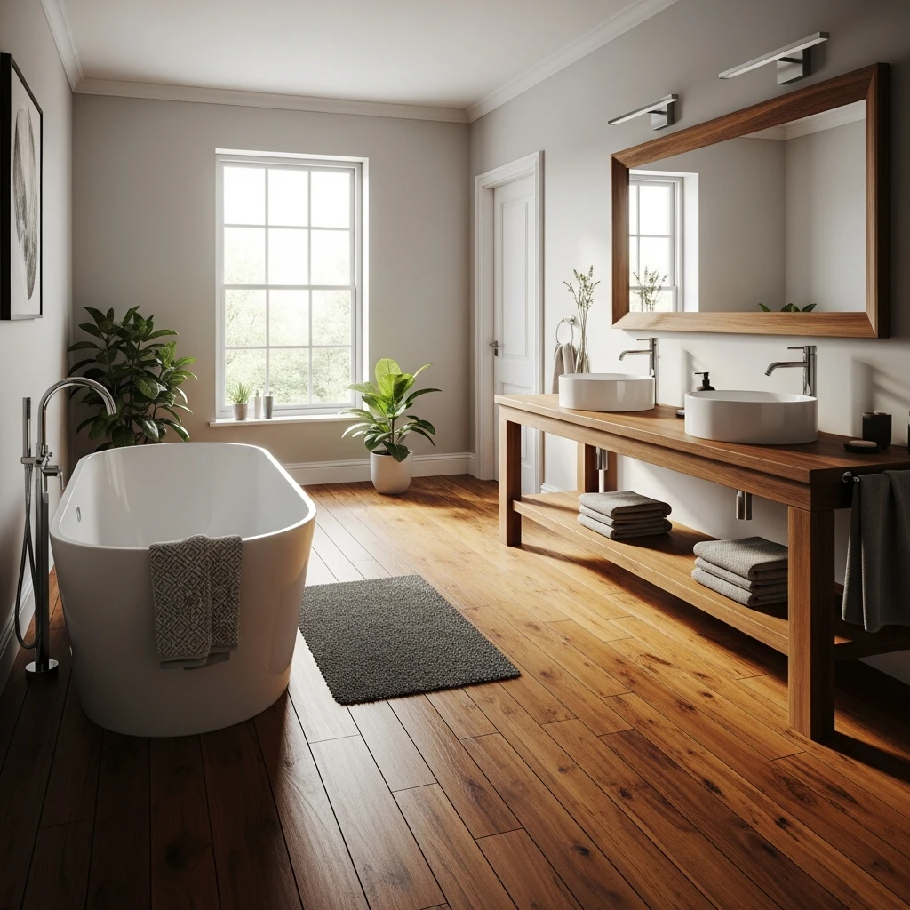 Pergo floor is best for Bathroom