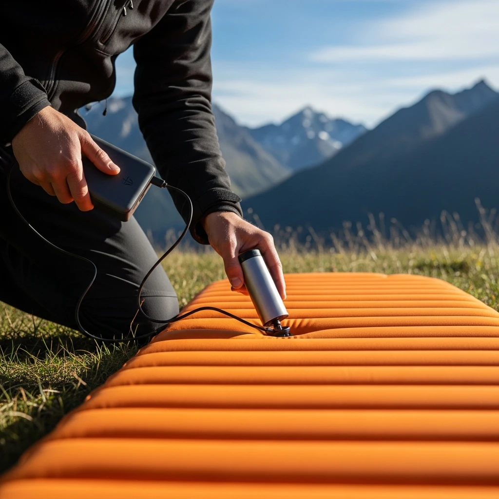 inflate fully and start looking in air mattress