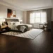 Dark Wood Flooring Bedroom