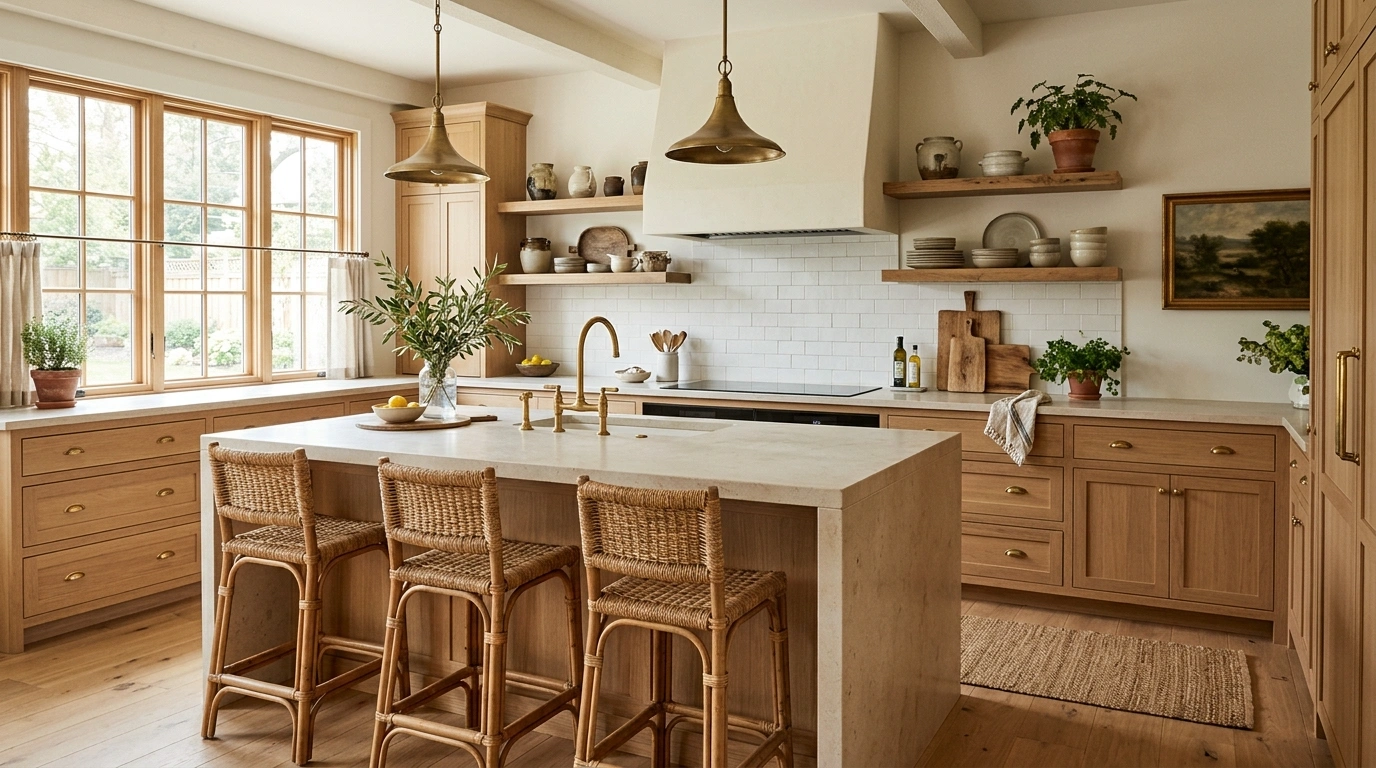 Sherwin-Williams Greek Villa Kitchen