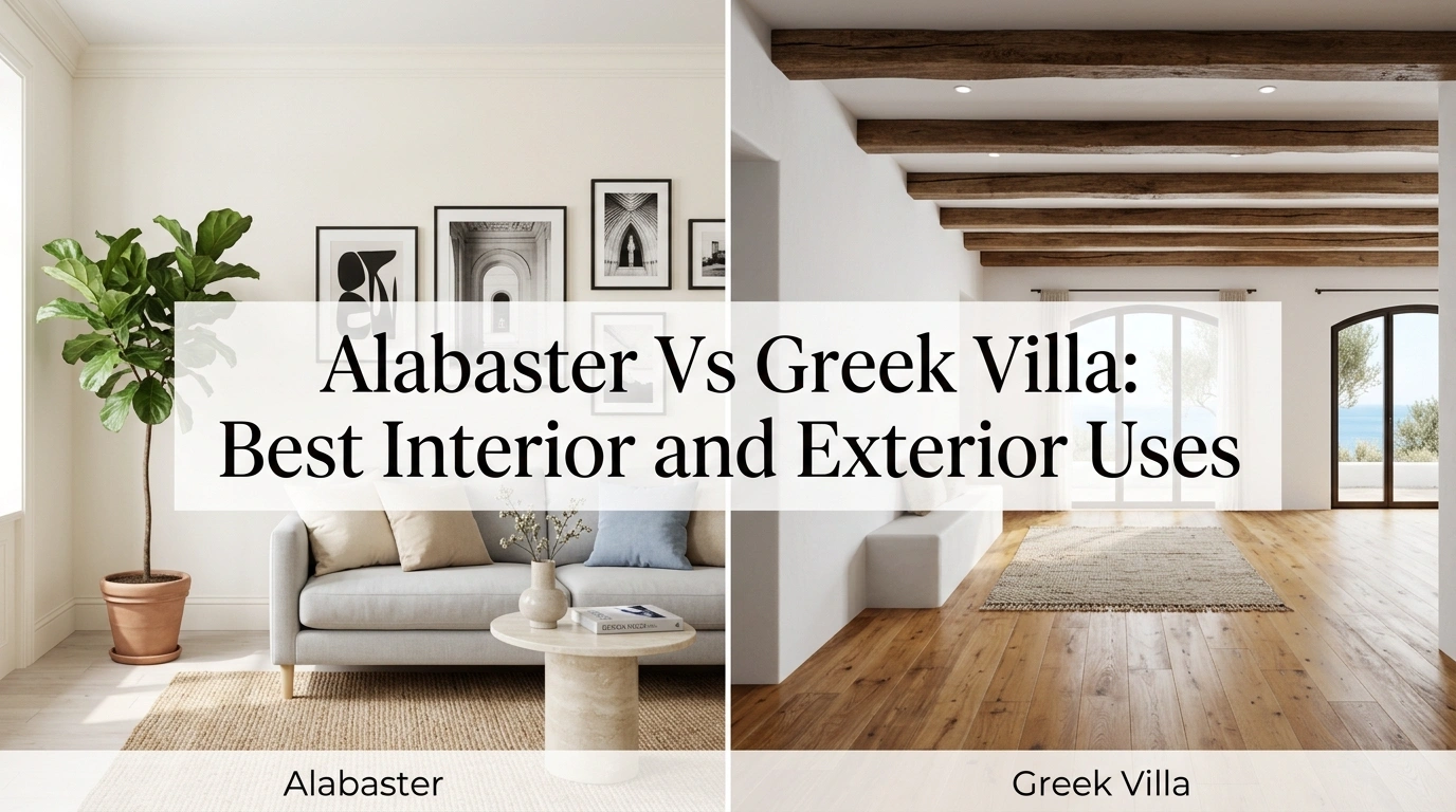 Alabaster Vs Greek Villa: Best Interior and Exterior Uses