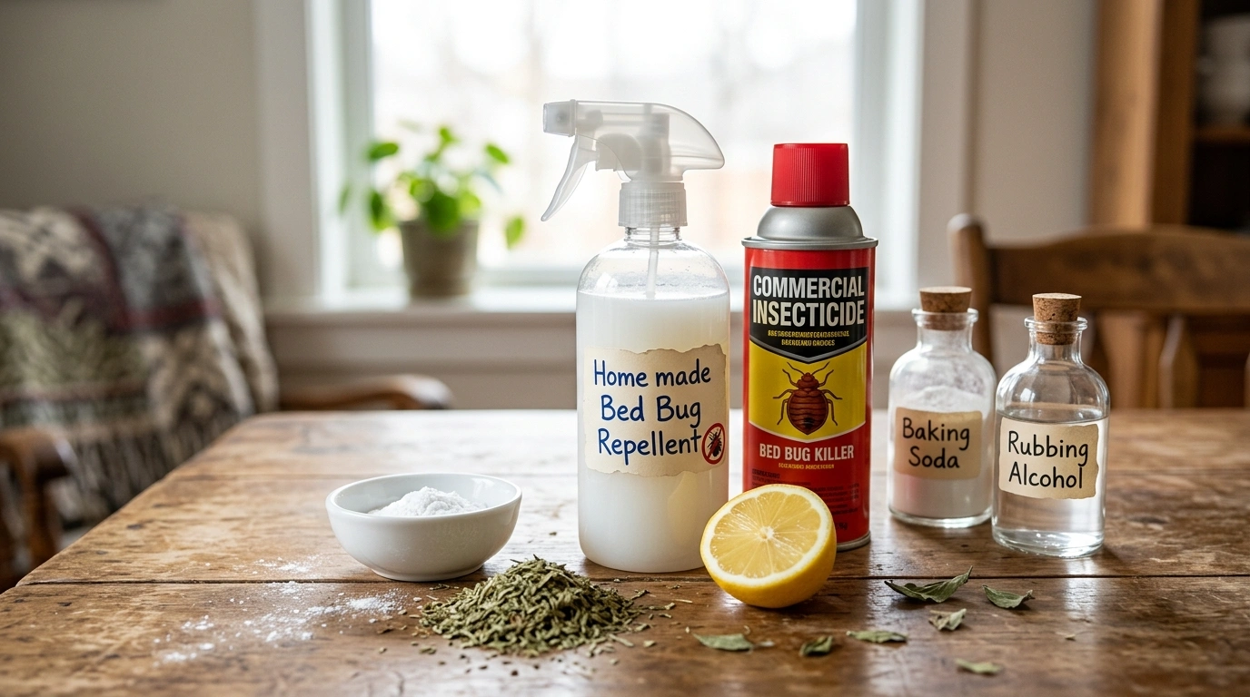 Vinegar substitutes to eliminate bed bugs