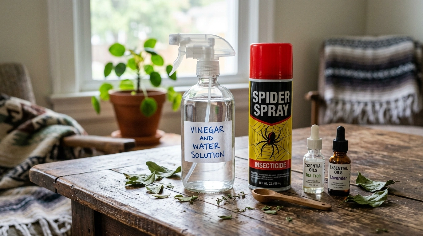 alternatives to Bleach for spiders