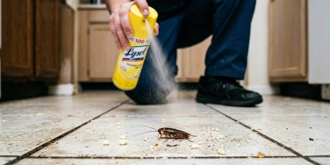 Does Lysol Kill Roaches